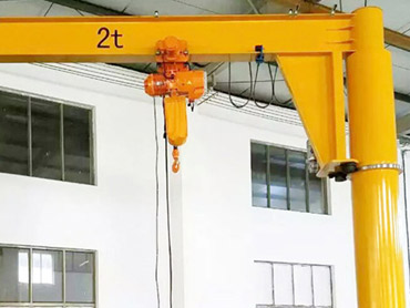 BZD tipe 360 derajat full swing cantilever crane