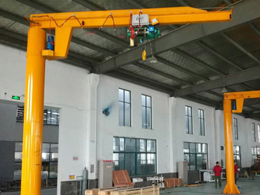 5 ton Jib Crane yang terpasang
